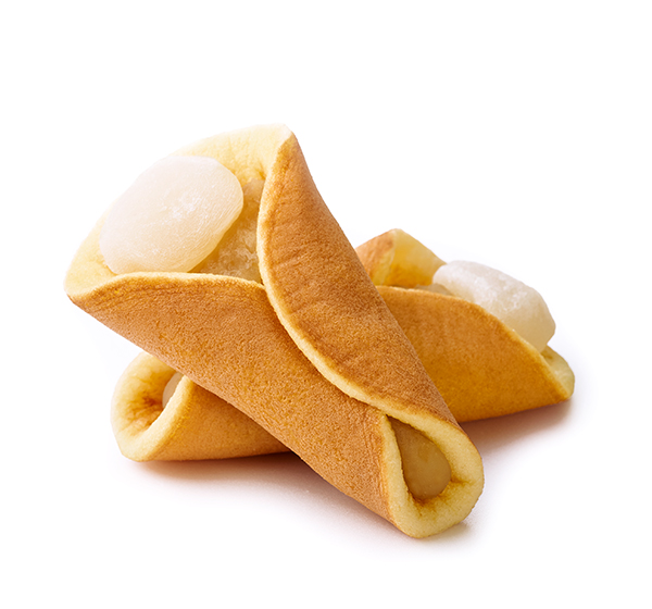 流れるお菓子の画像