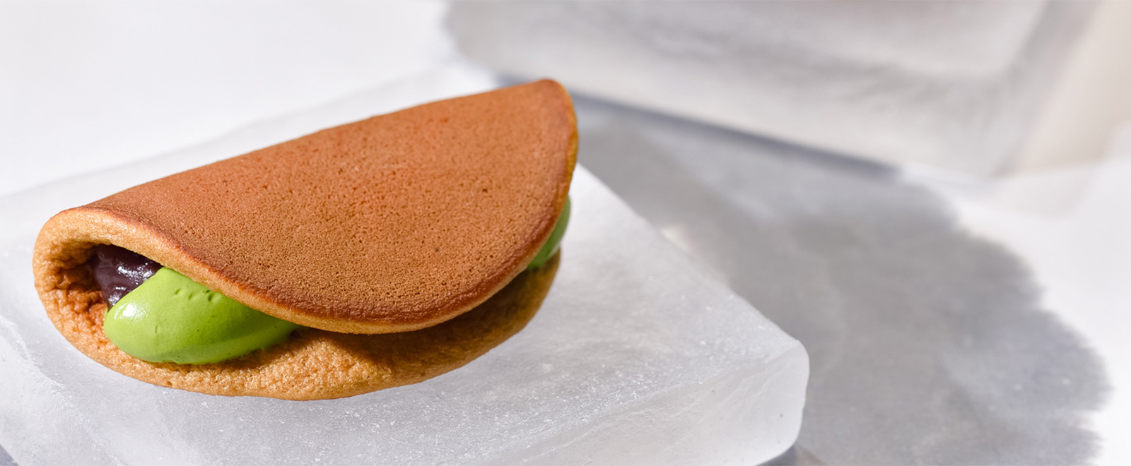 抹茶生どらやき　商品写真