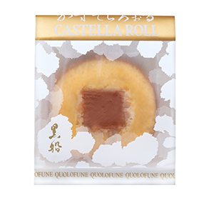 黒船カステラロール【柿羊羹】　パッケージ