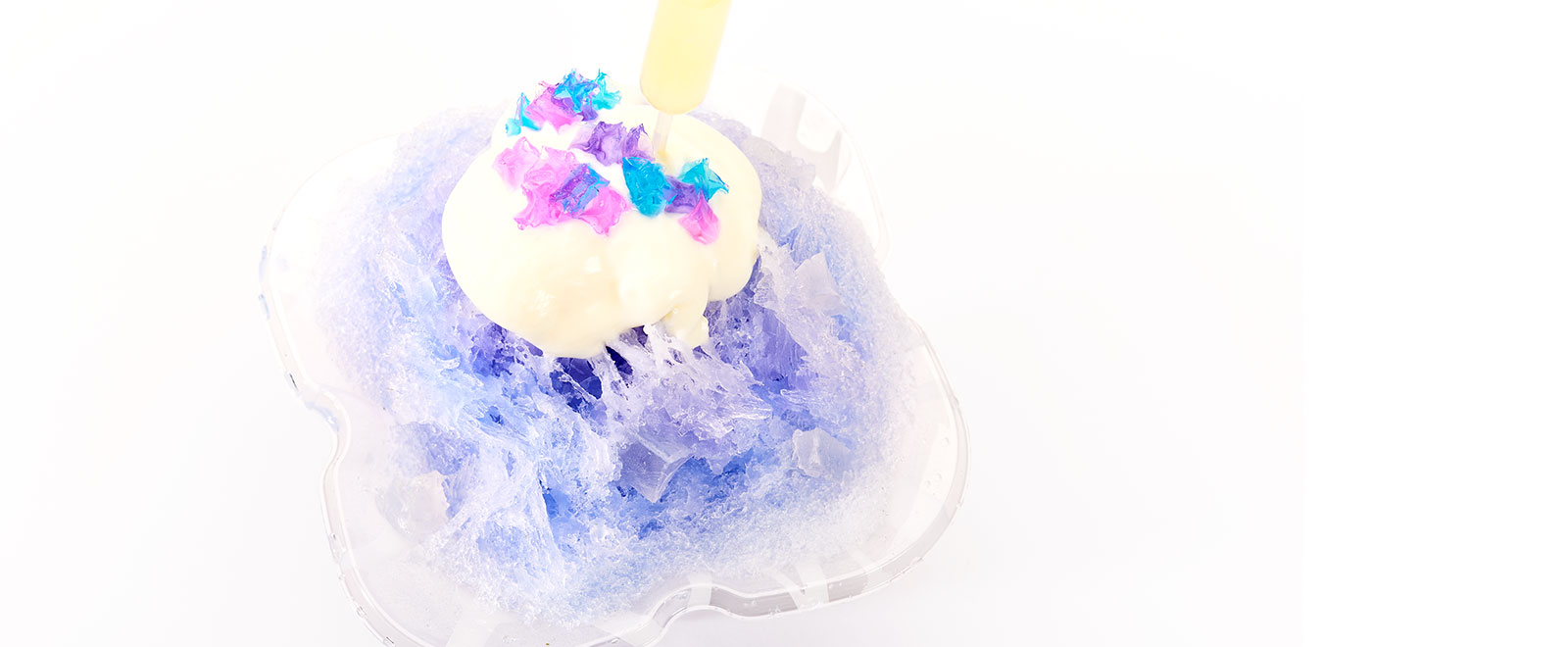 かき氷　紫　商品写真