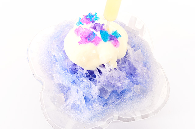 かき氷　紫　商品写真