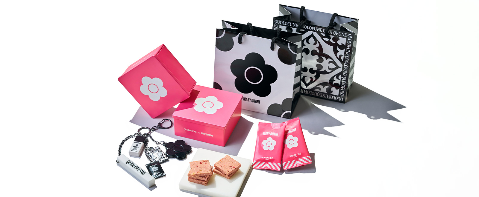QUOLOFUNE × MARY QUANT ノボタイル缶 フレイズ　商品写真