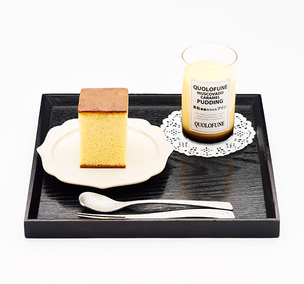 天地人(バターカステラ) 黒船黒糖カラメルプリンセット