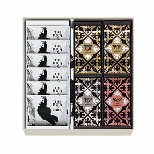 ザ リッチ アンド ミルク(6枚)・ノボタイル(ダーク・ホワイト)12枚・ノボタイル(ダーク・フレイズ)12枚の詰合せ