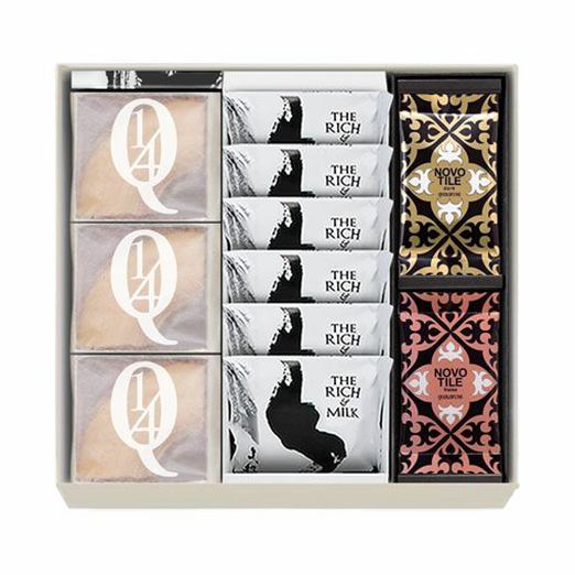 クアルトバウム(3個)・ザ リッチ アンド ミルク(6枚)・ノボタイル(ダーク・フレイズ)12枚の詰合せ